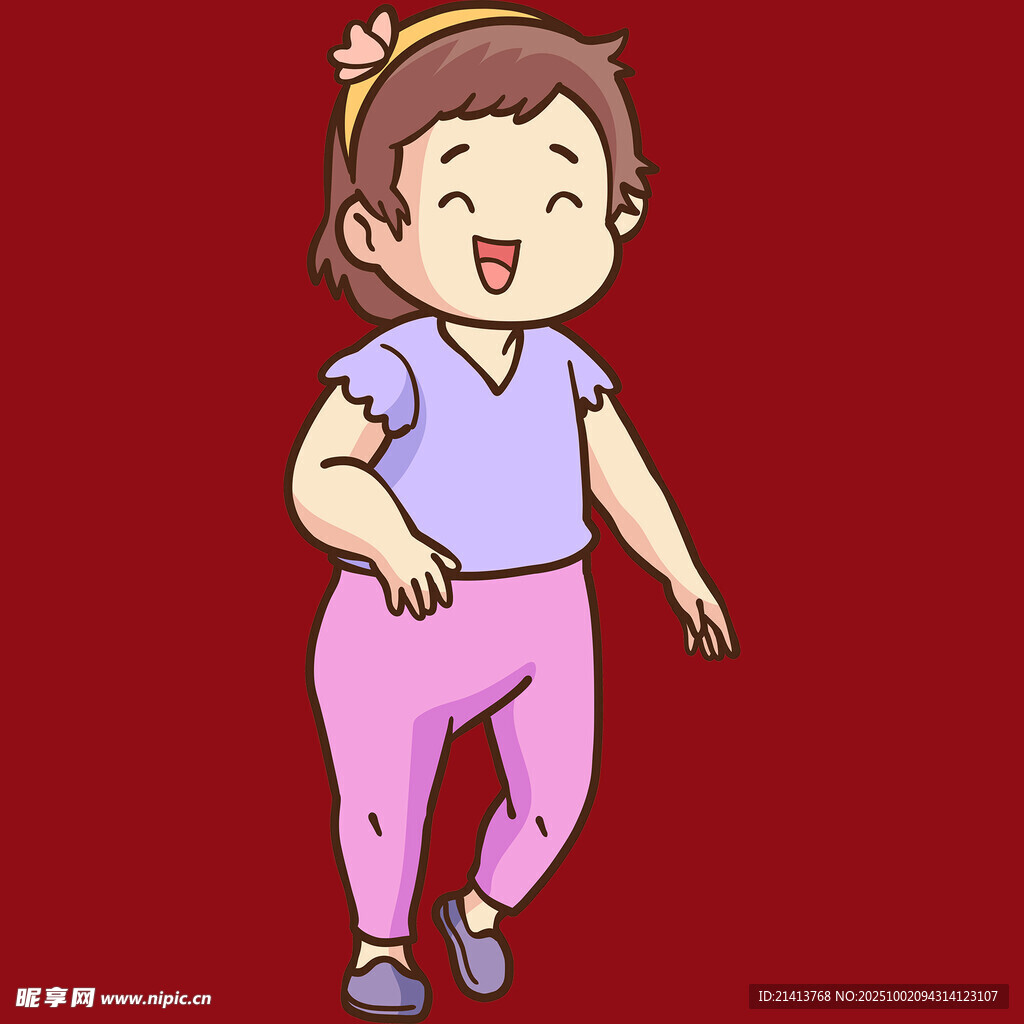 跳舞的小女孩