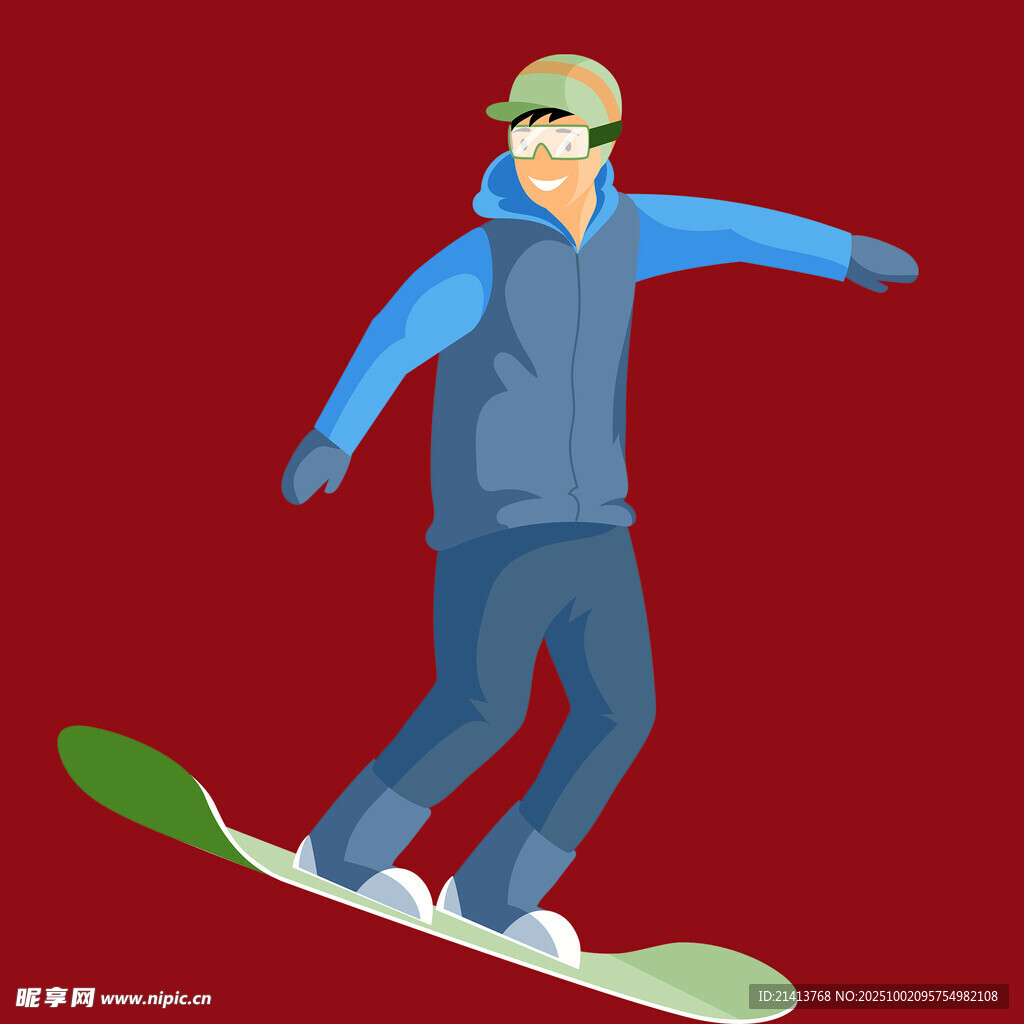 单板滑雪者酷炫空中姿态
