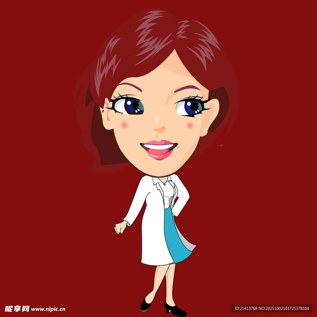 卡通女医生形象