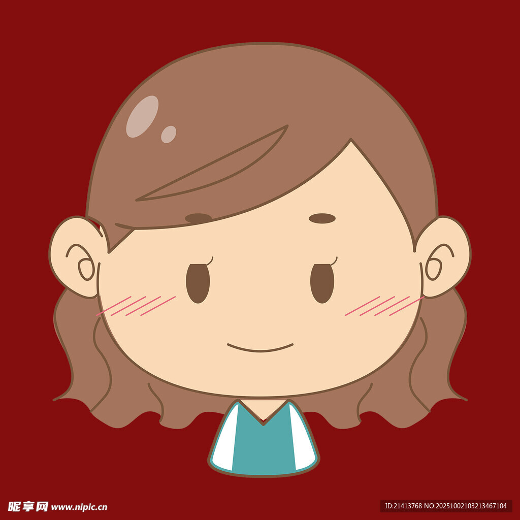 可爱卡通女孩头像