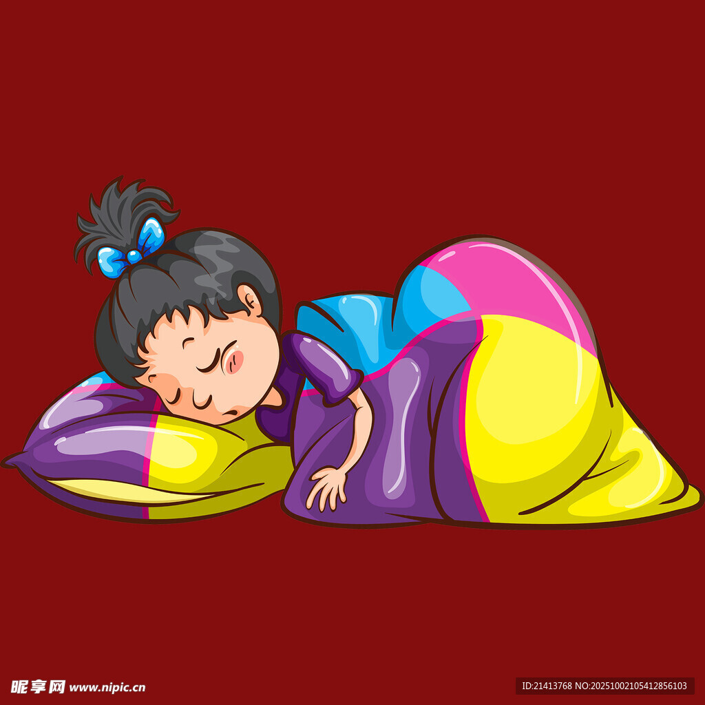 熟睡的小女孩