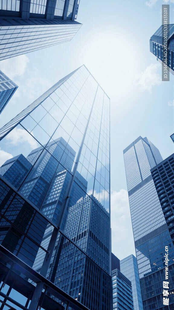 现代都市摩天大楼景观
