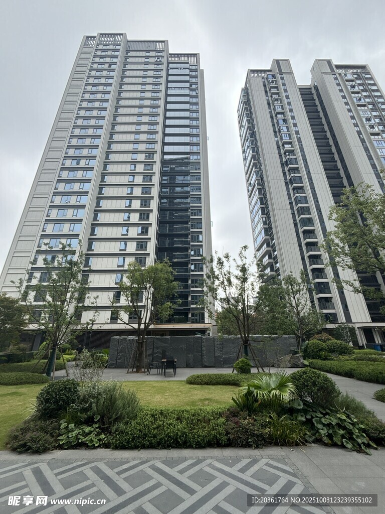 现代高层住宅景观