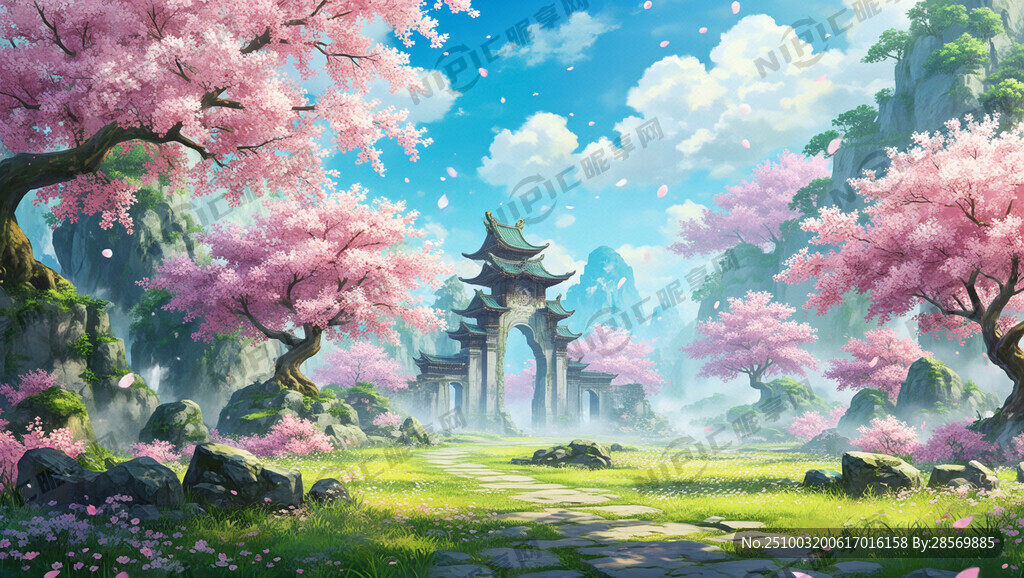 游戏梦幻唯美新中式风景 超高清