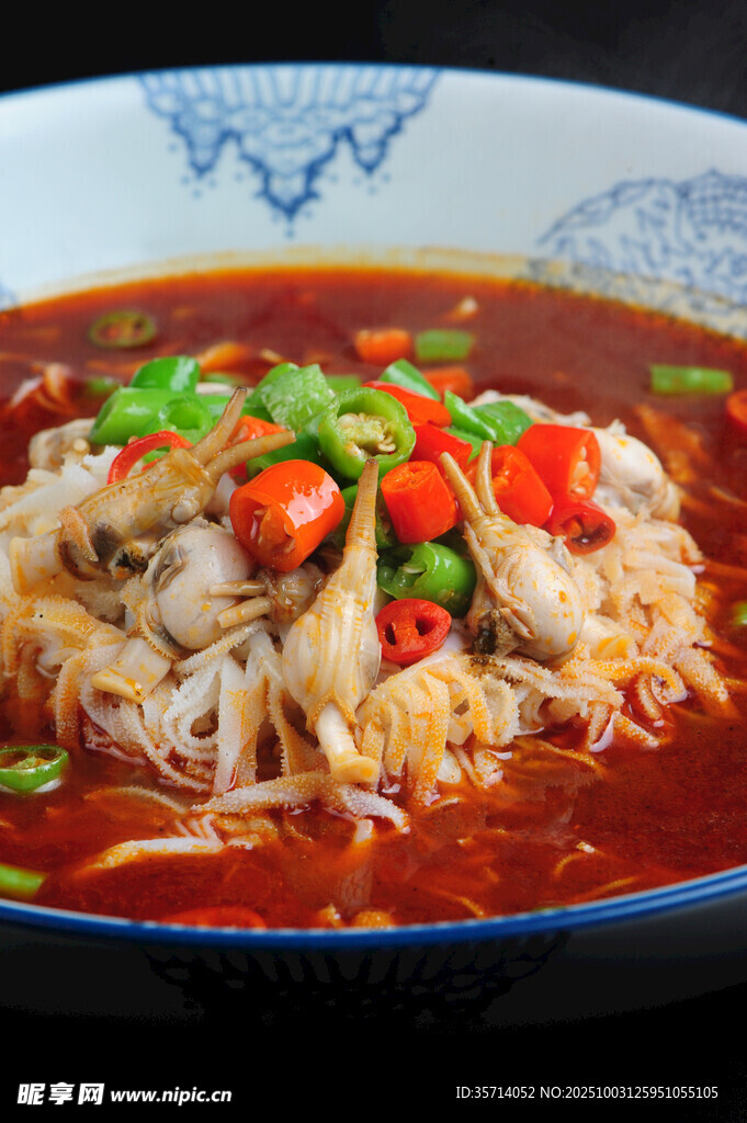 红油鸡丝面