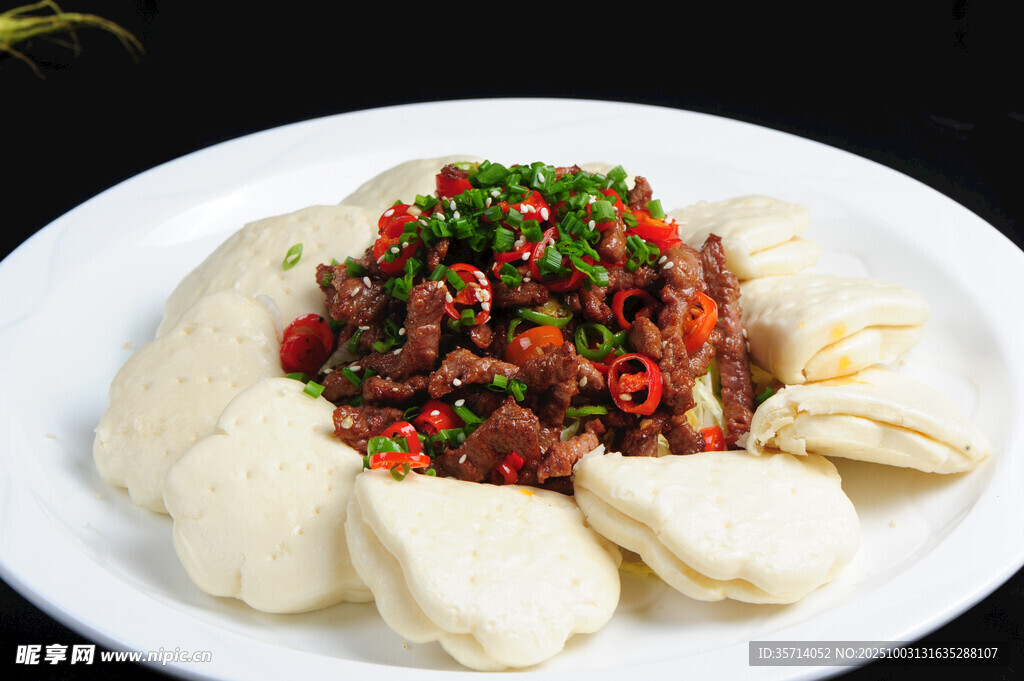 肉沫夹馍