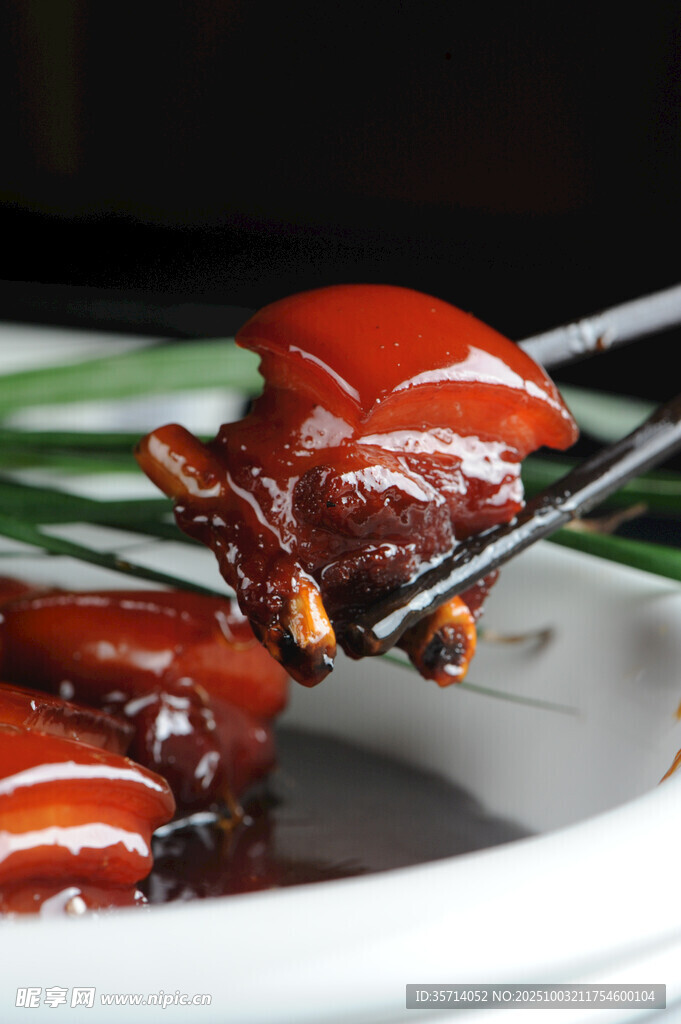 美味叉烧特写