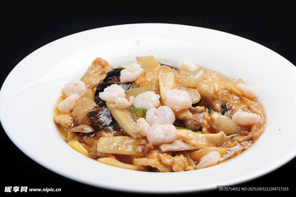美味三鲜炒虾仁