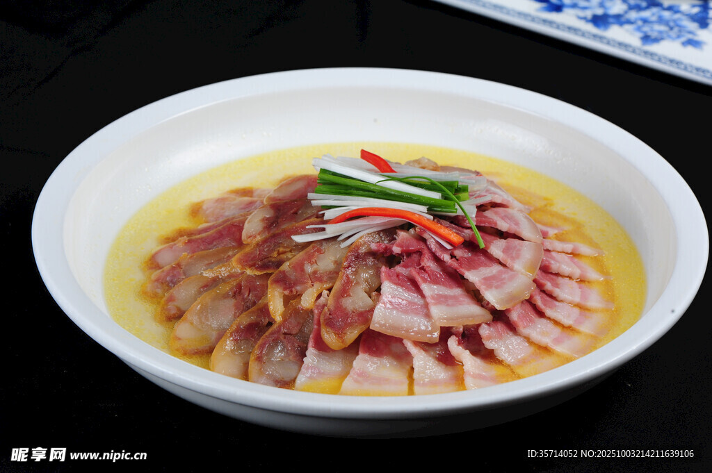 美味咸肉蒸蛋