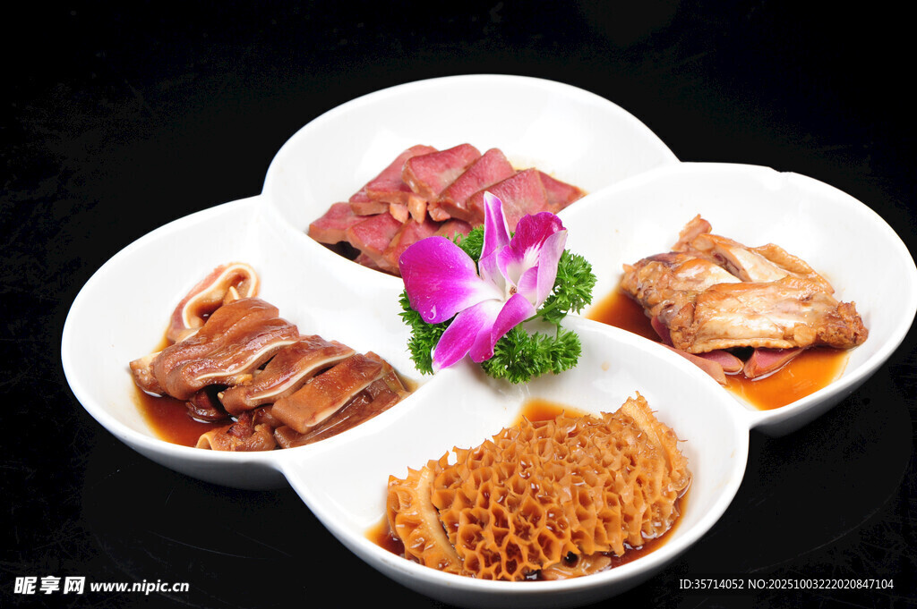 四味拼盘尽享多样美味