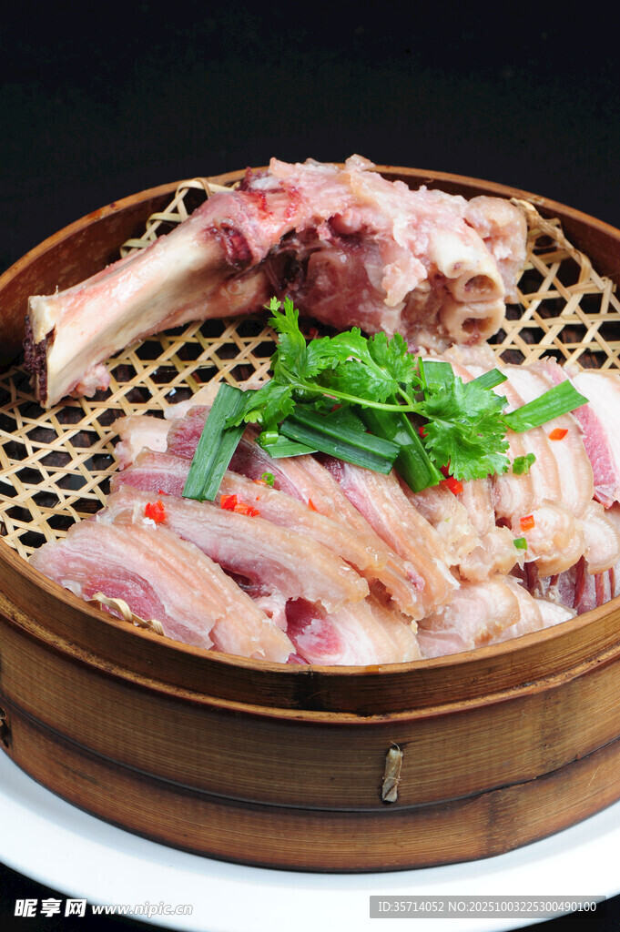 竹笼蒸排骨