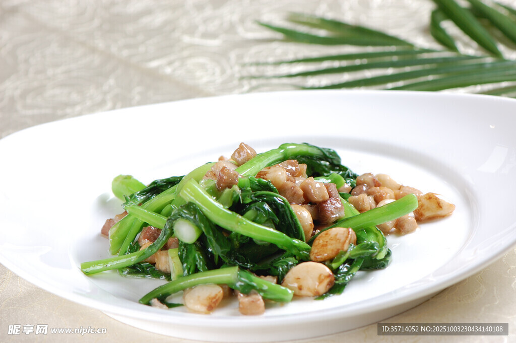 清炒虾仁青菜