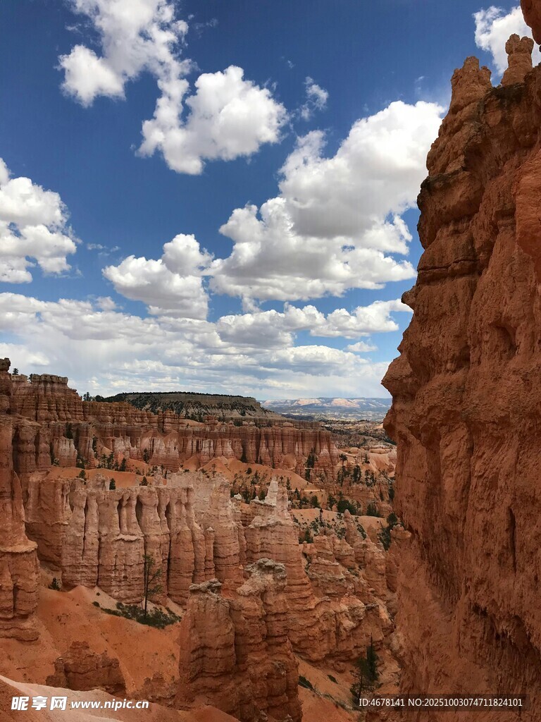 布莱斯峡谷壮丽红石景观