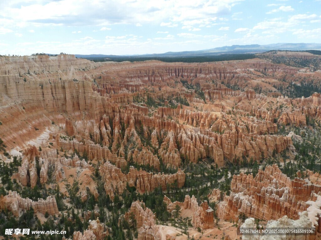 布莱斯峡谷壮丽地貌景观
