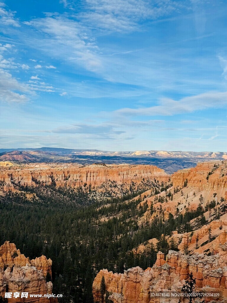 布莱斯峡谷壮丽自然景观