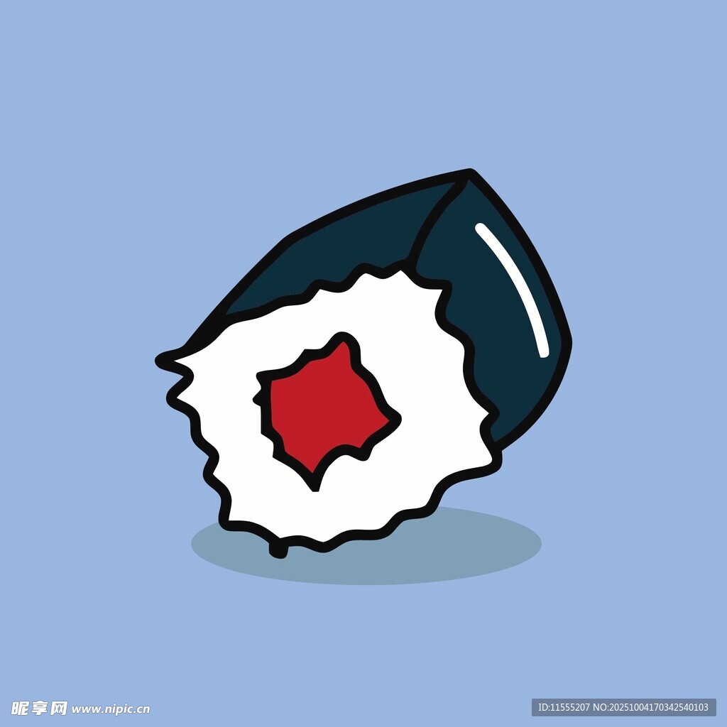 卡通寿司插画