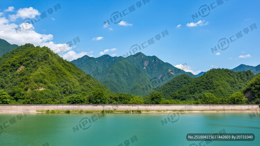背景蓝天 青山绿水