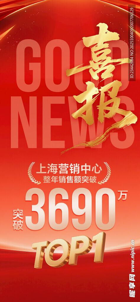 喜报海报