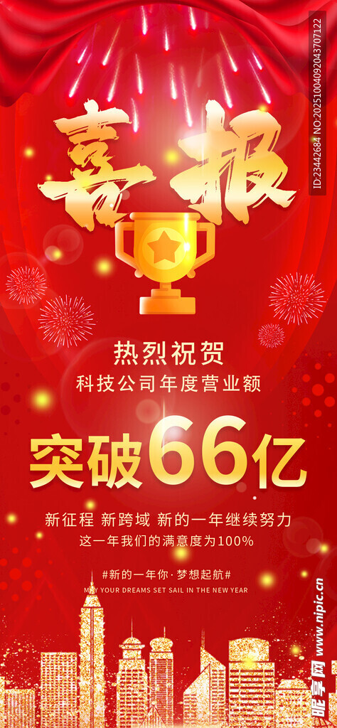 喜报海报