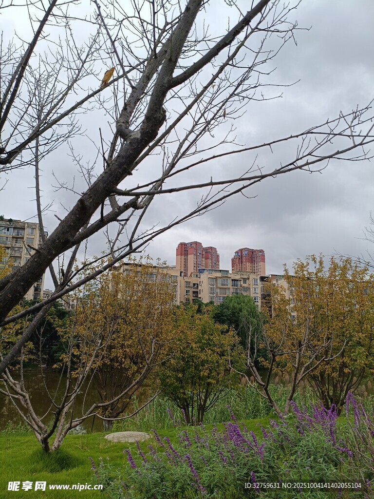 城郊春景 