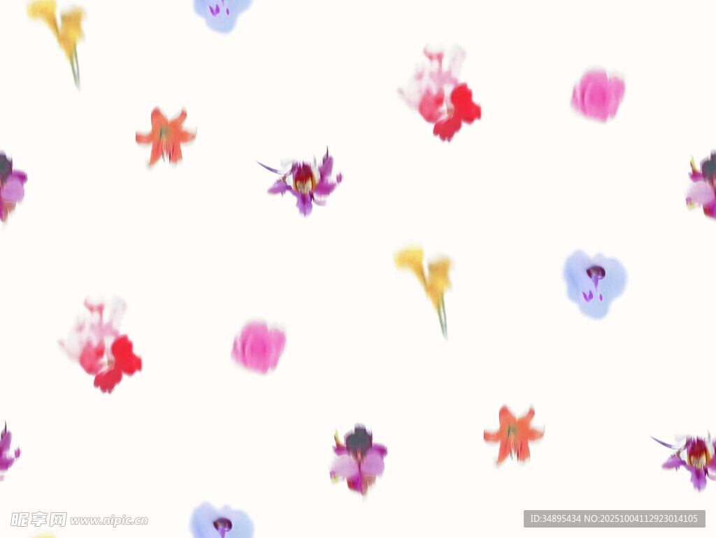 小碎花 扎染花