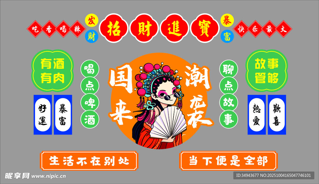 京剧扮相人物与吉祥数字