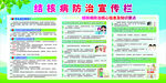 结核病防治宣传栏展示