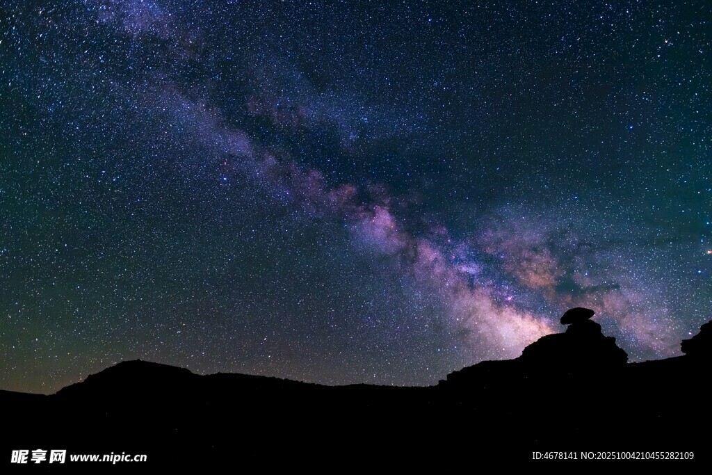 夜空下的壮丽星河