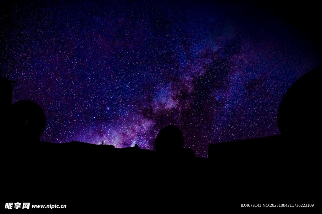 夜空下的璀璨星河
