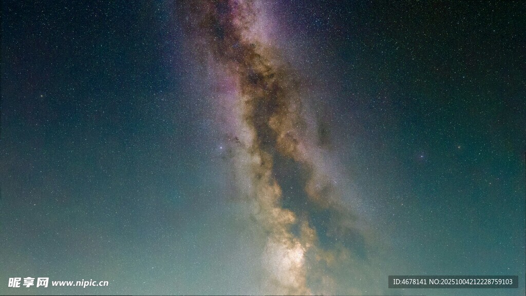璀璨星空银河壮丽景象