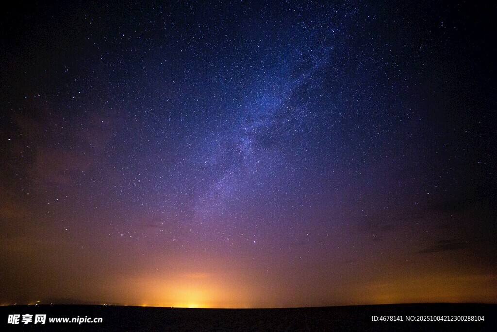 夜空下的璀璨星河