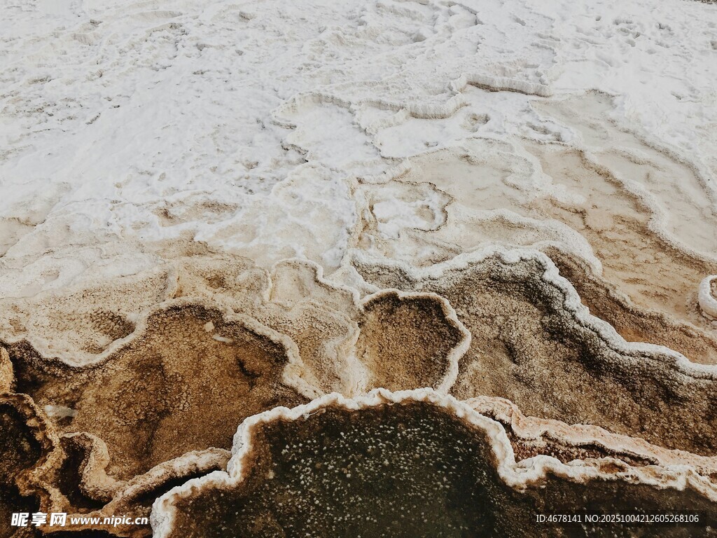 梦幻钙化池景观