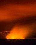 壮观火山喷发景象