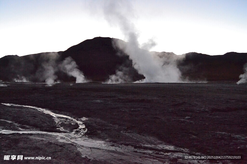 火山喷发场景