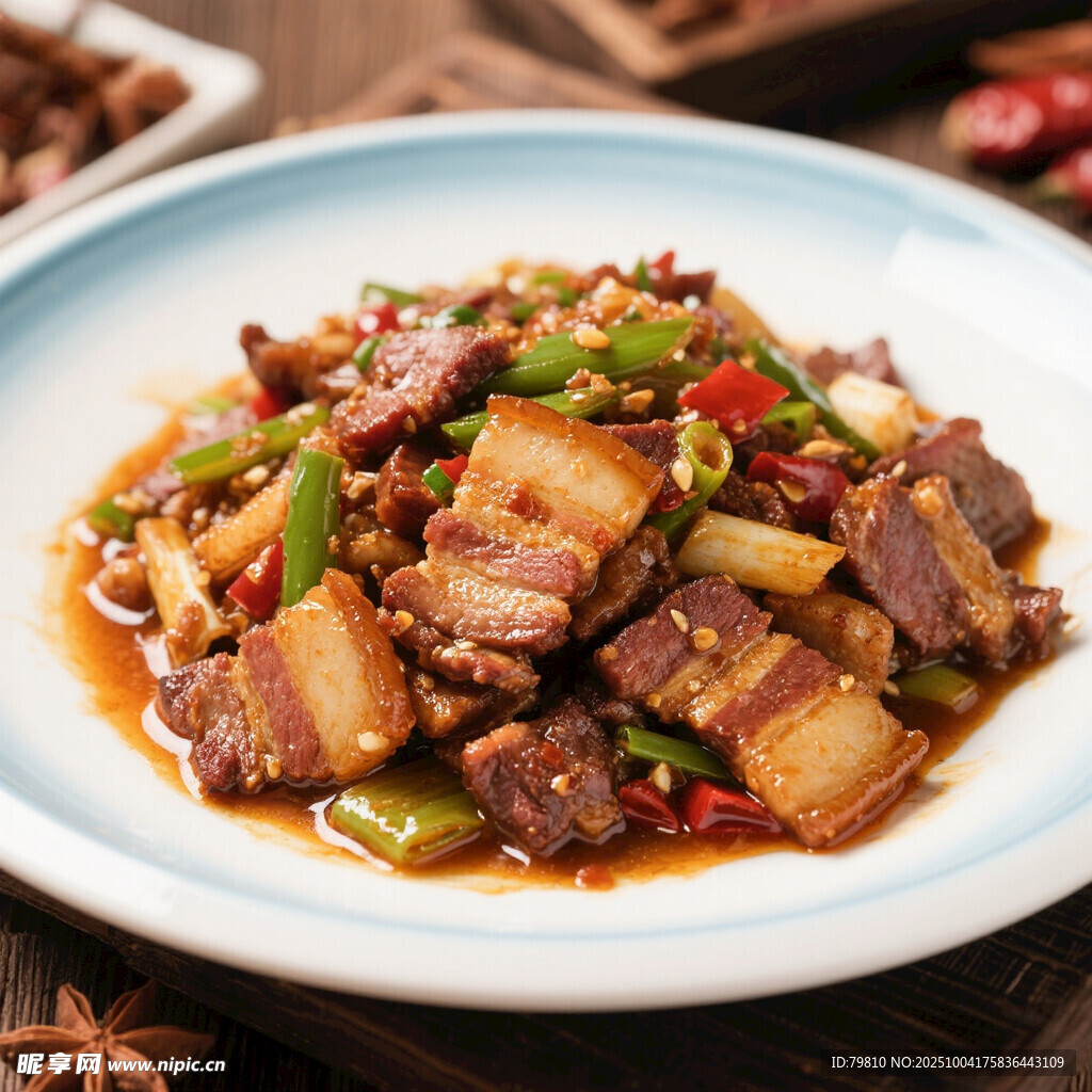 美味香辣五花肉