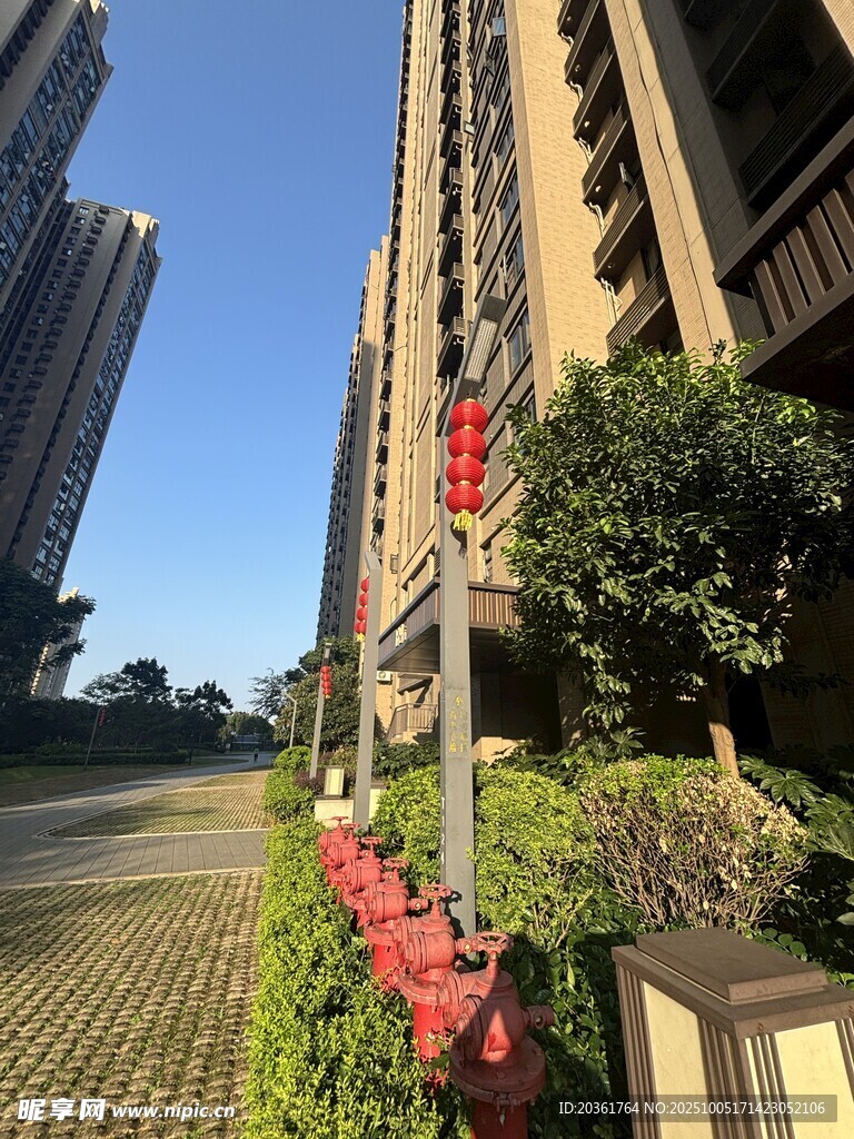 小区户外消防设施景观
