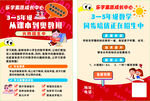 少儿英语课程优惠活动海报