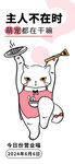 主人不在时猫咪举哑铃