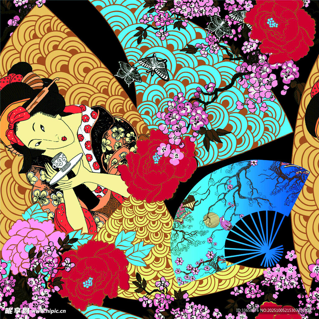 复古风插画中的奇幻元素
