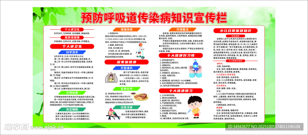 健康生活知识宣传栏