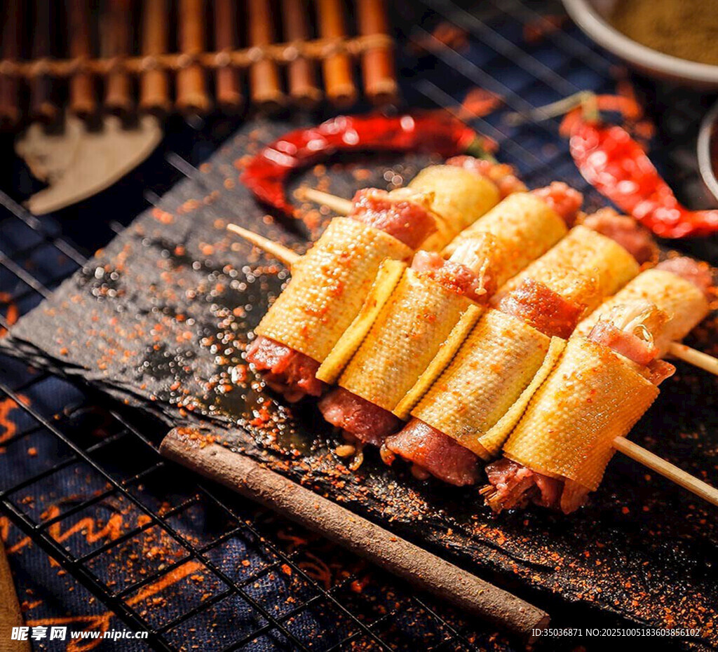 美味芝士火腿肠串