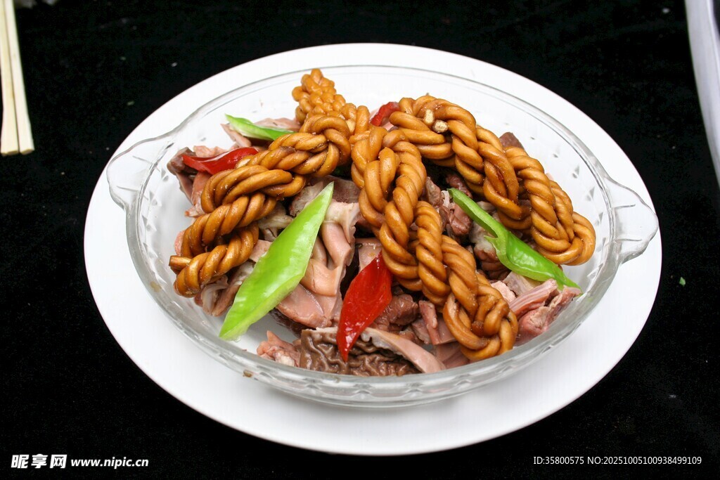 美味麻花拌菜