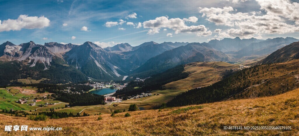 壮丽山间美景