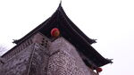 中式古建筑塔楼一角 洛阳老城