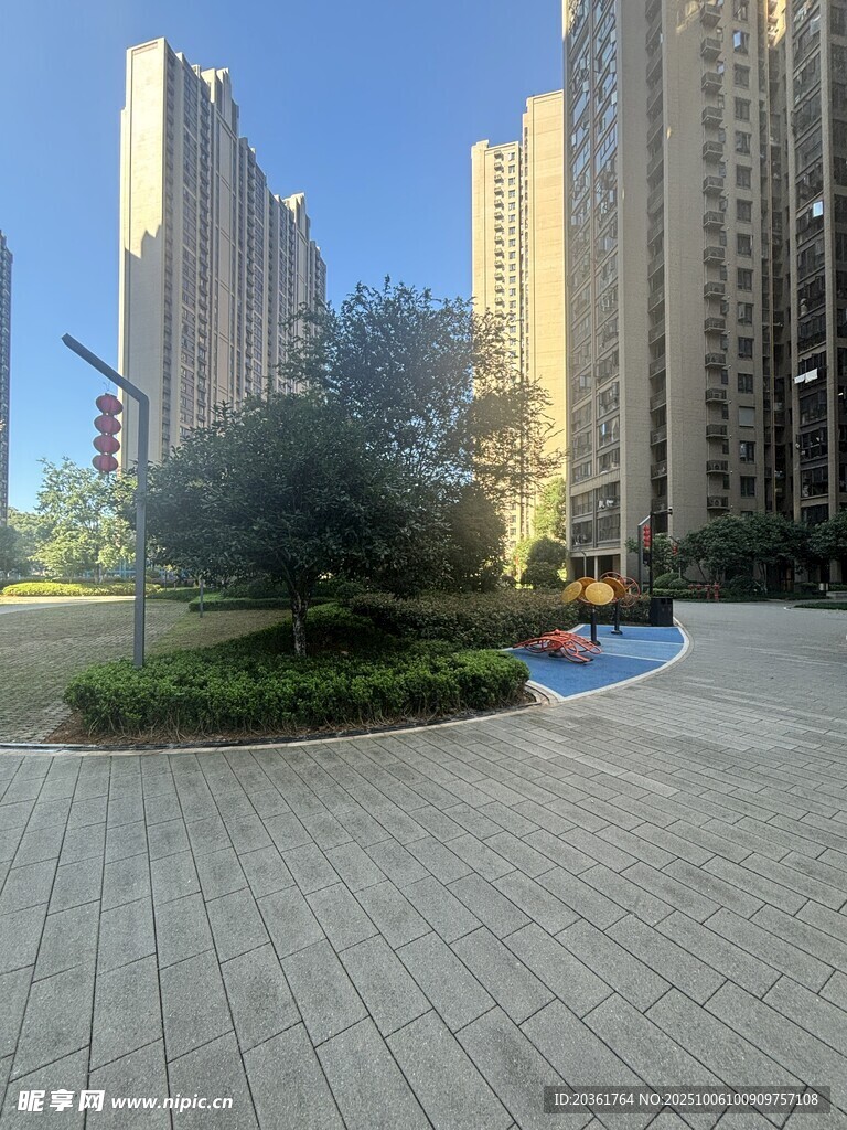 城市小区中的休闲户外空间