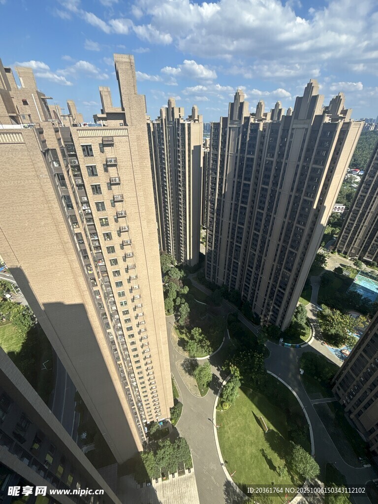 城市高楼景观俯瞰