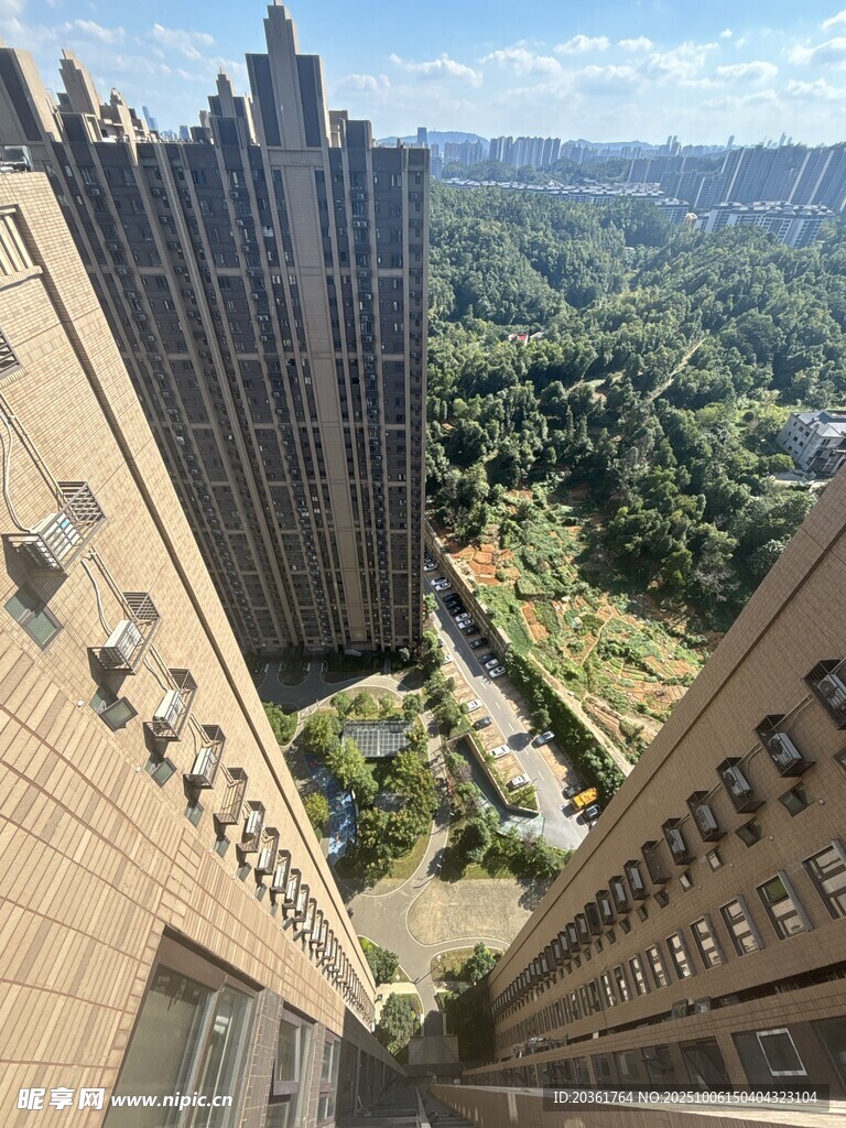 高层俯瞰小区景观