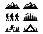 户外登山露营剪影 