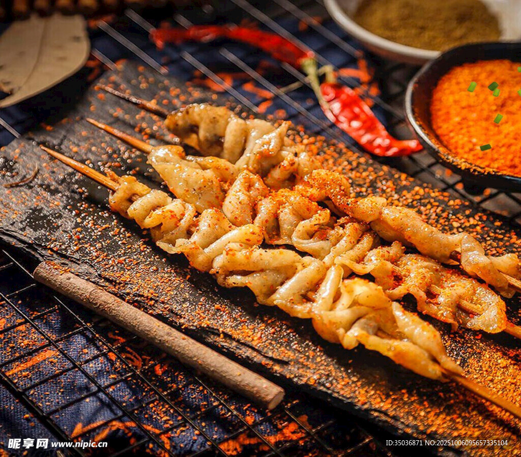烤面筋串