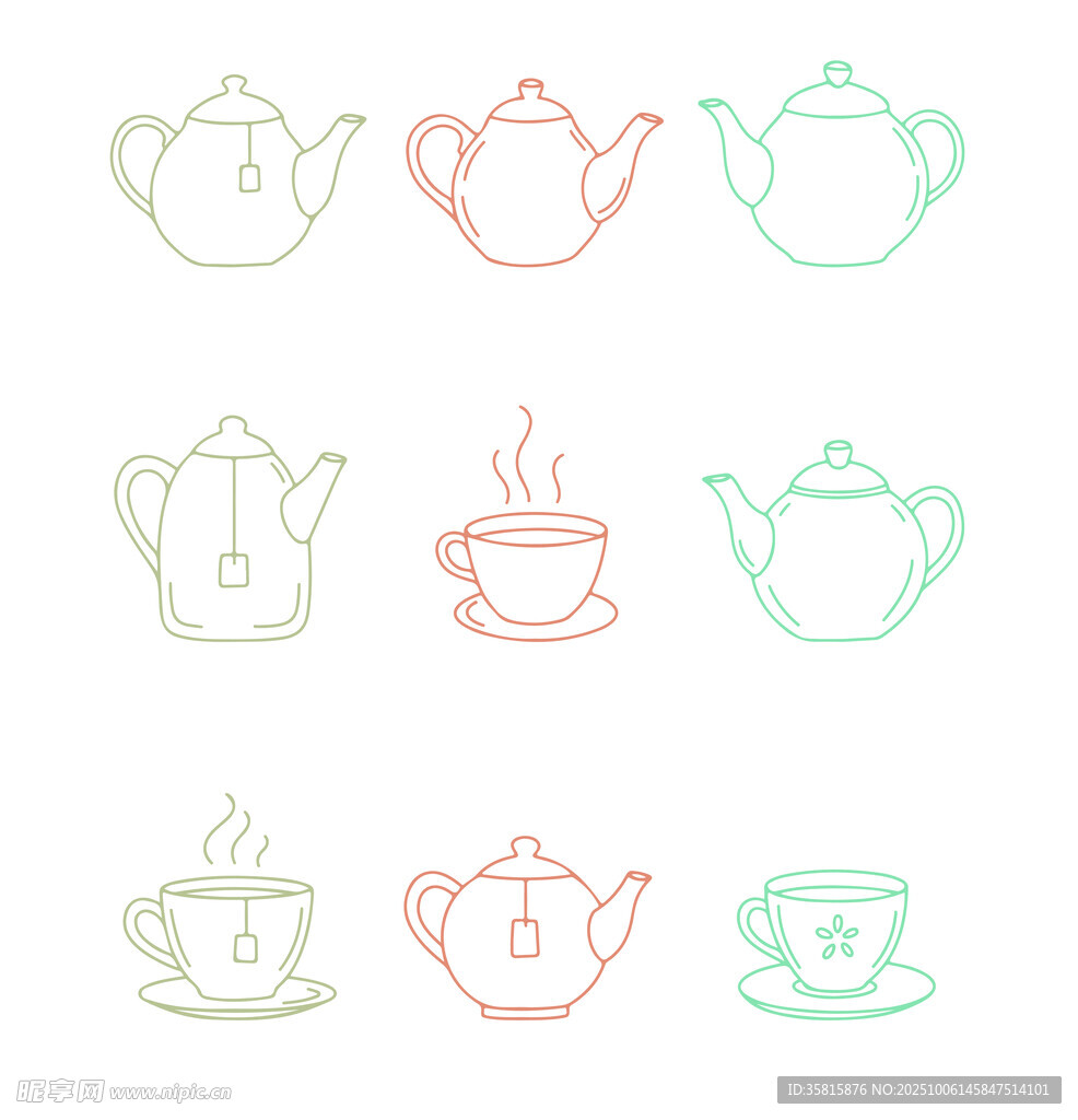 茶具图案